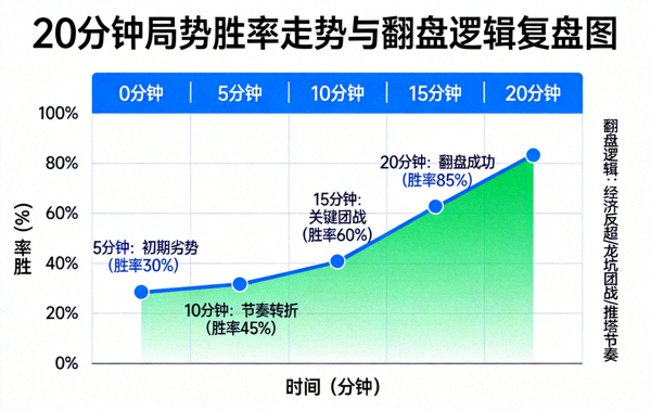 20 分钟局势胜率走势与翻盘逻辑复盘图