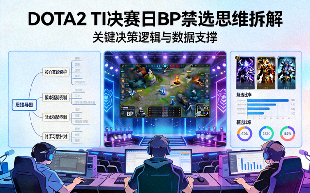 DOTA2 TI 决赛日 BP 禁选思维拆解焦点配图
